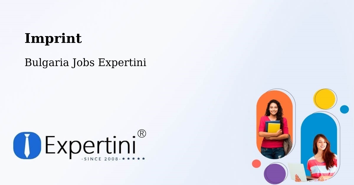 Imprint – Tryavna - Bulgaria Jobs Expertini